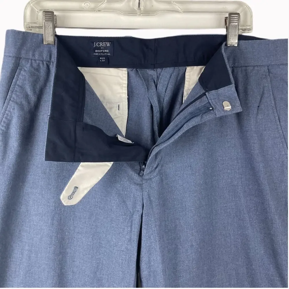 J. Crew Bedford Light Blue Business Casual Pants Sz 34x30